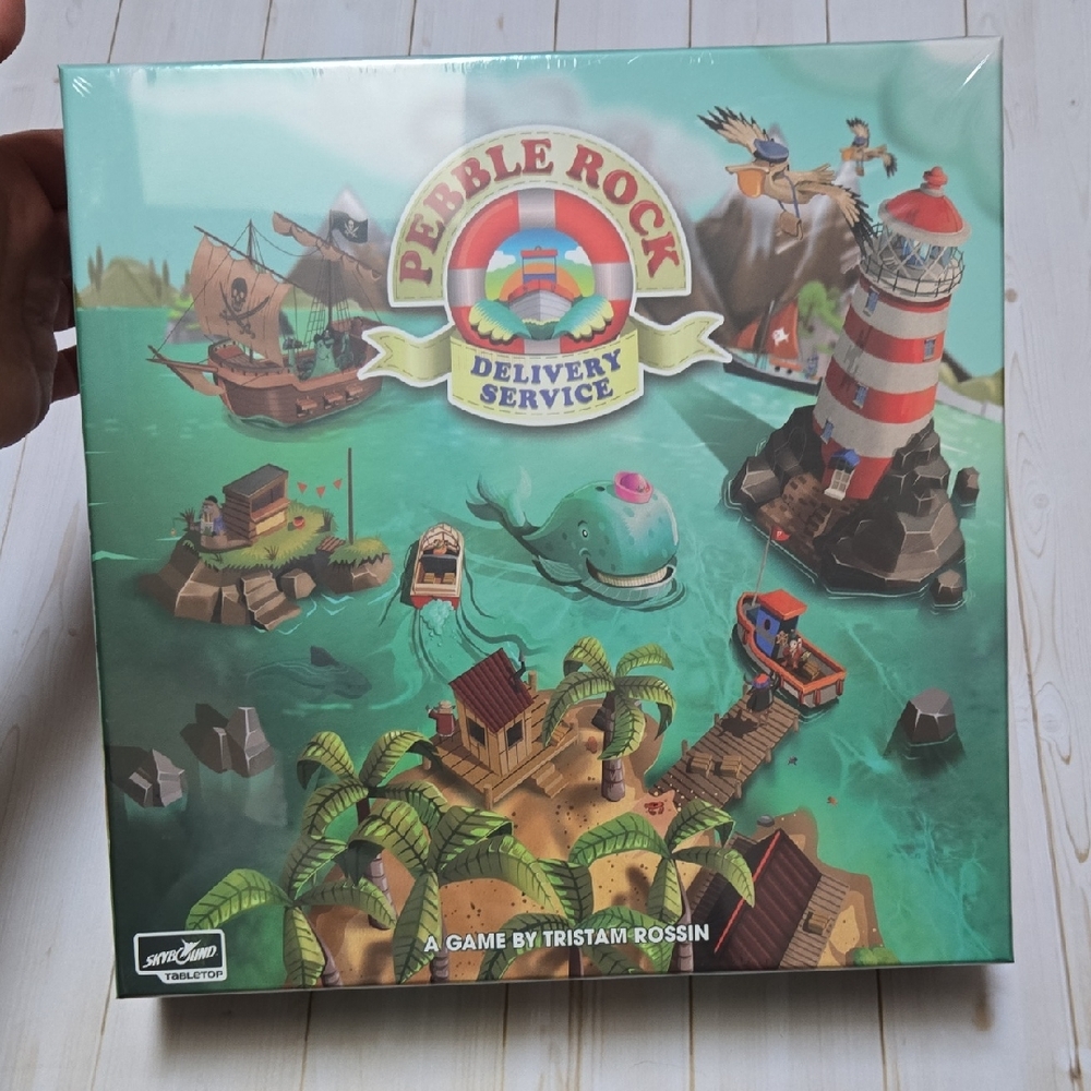 BNIP Brand New Pebble Rock Delivery Service Family Board Game 8+